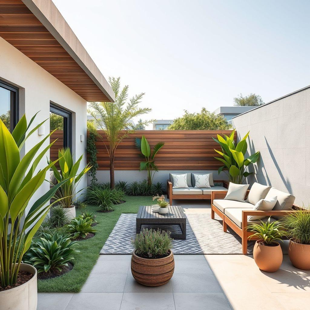 Contemporary Outdoor Garden design example 2