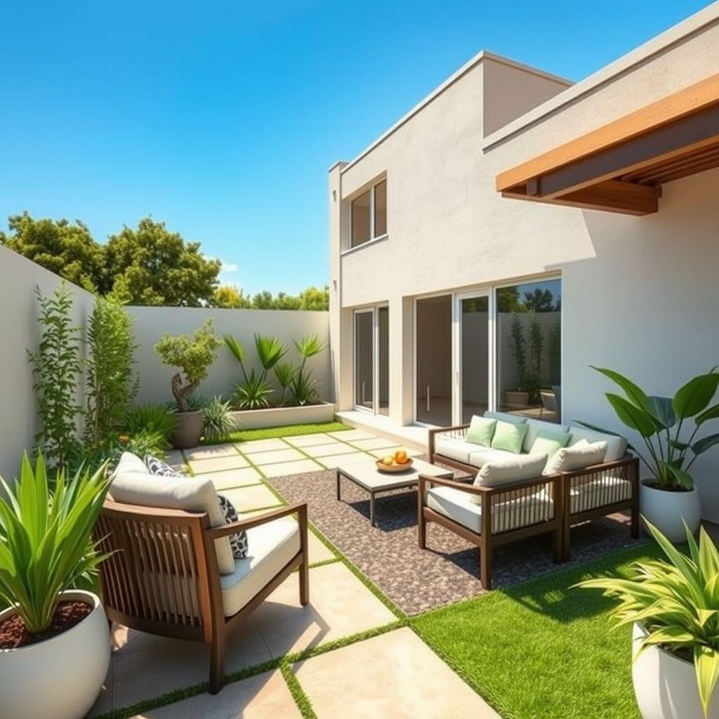 Contemporary Outdoor Garden design example 3