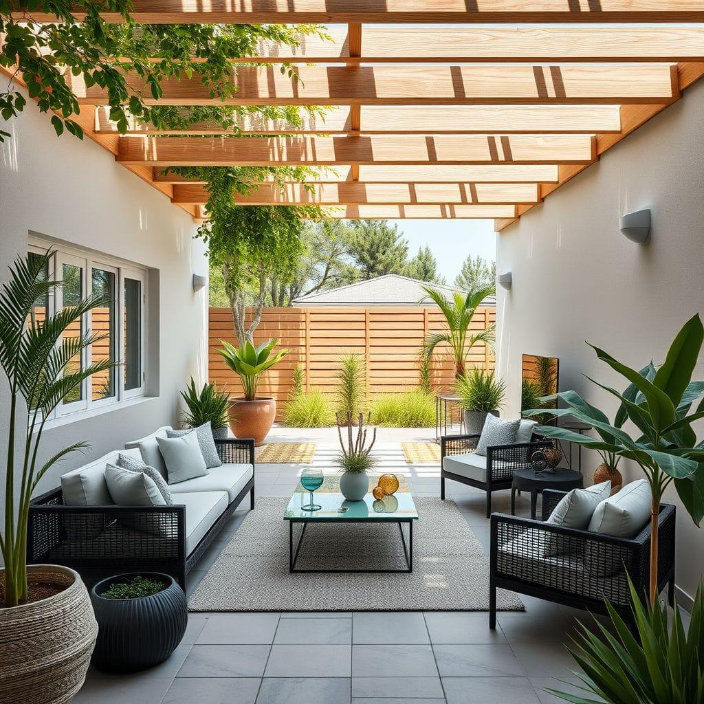 Contemporary Outdoor Garden design example 4