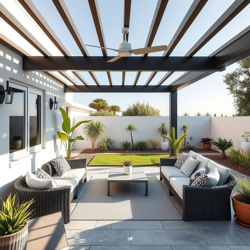 Contemporary Outdoor Patio design example 1
