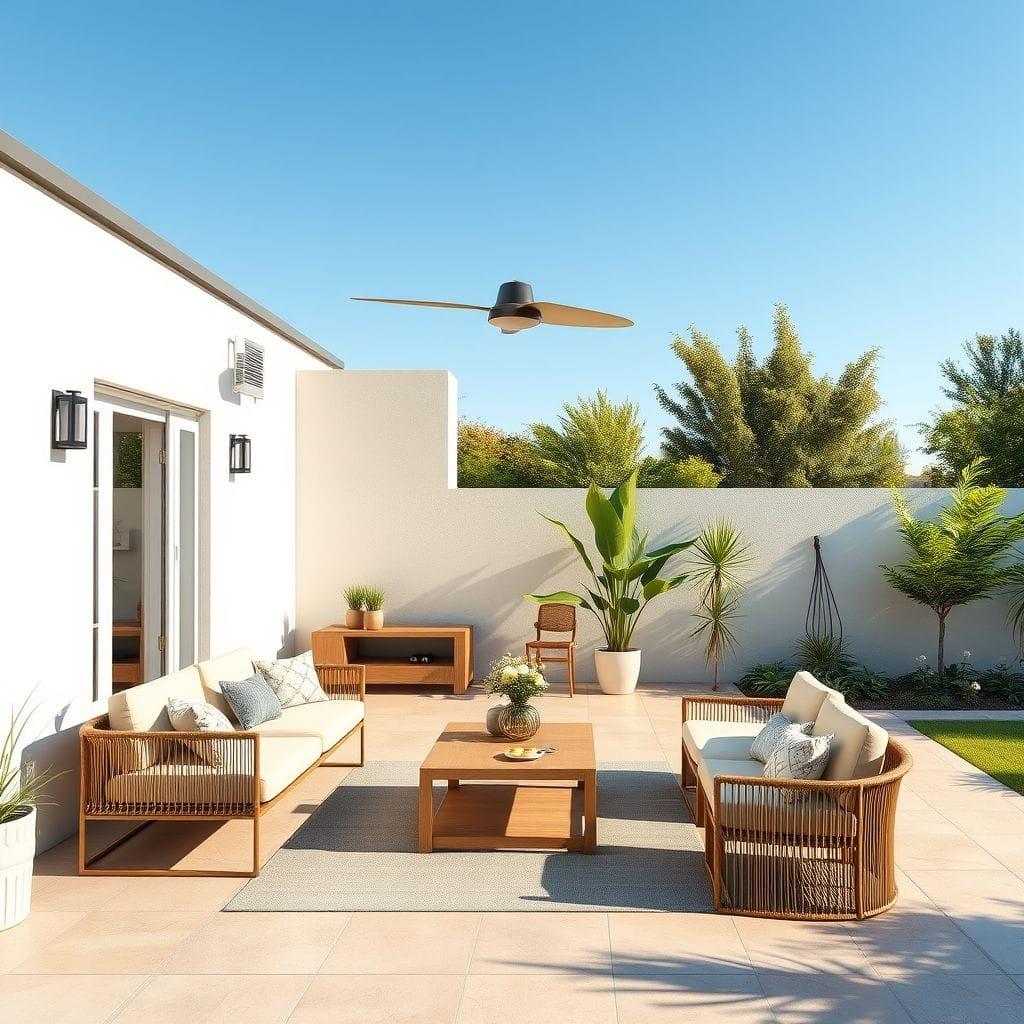 Contemporary Outdoor Patio design example 3