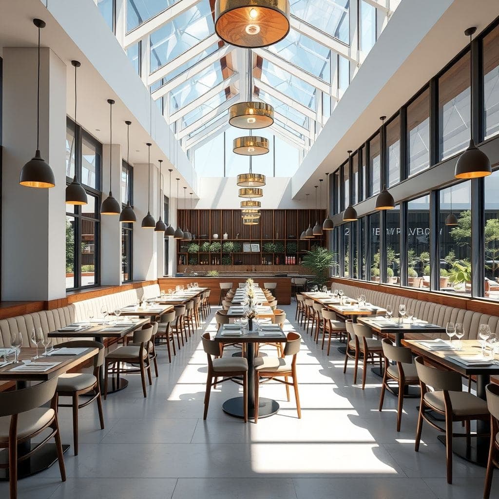 Contemporary Restaurant design example 2