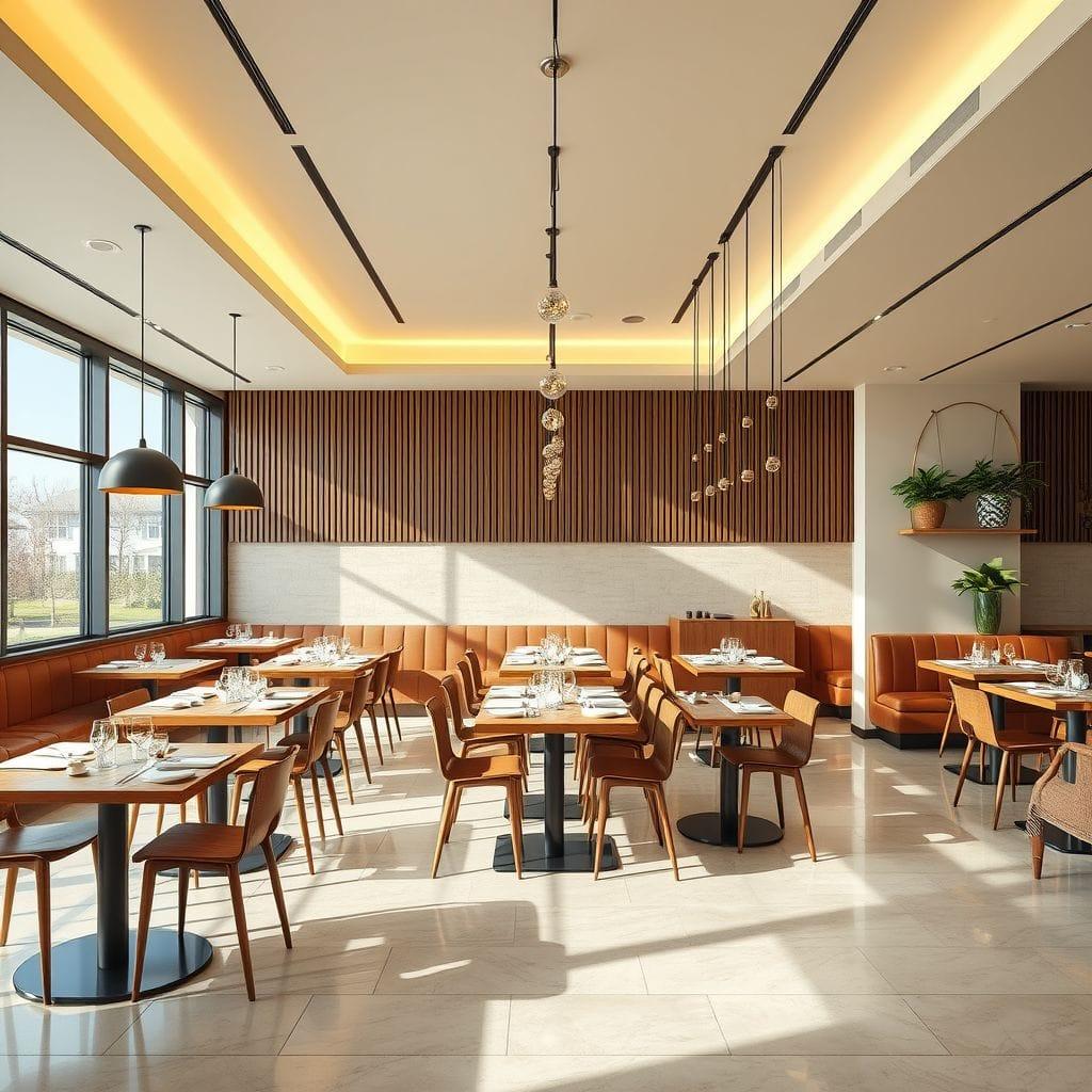 Contemporary Restaurant design example 3