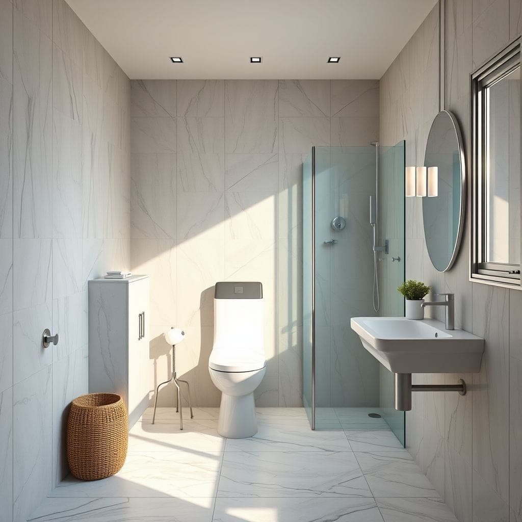 Contemporary Toilet design example 4