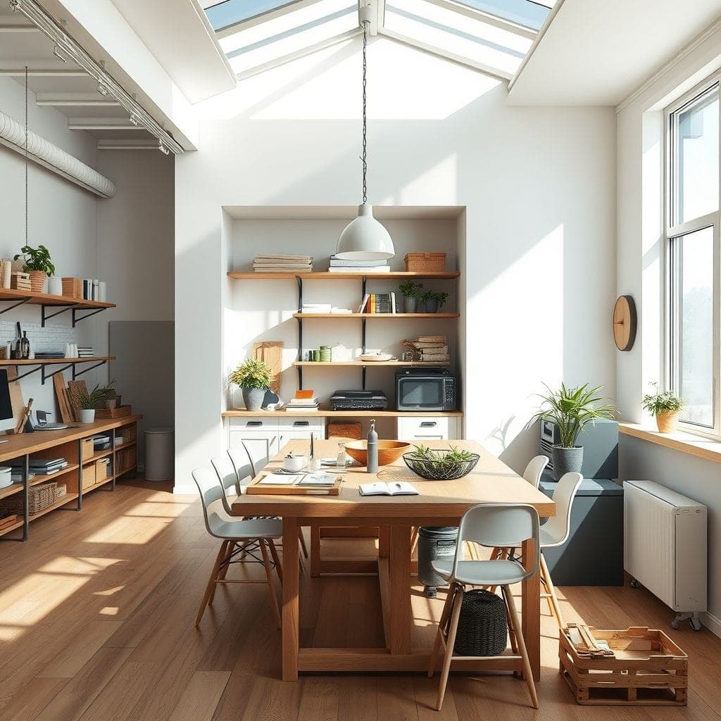 Contemporary Workshop design example 3