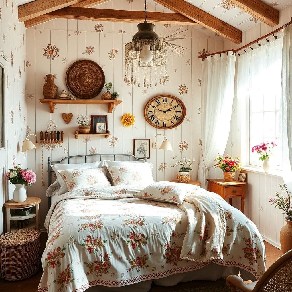 Cottagecore Bedroom design example 1