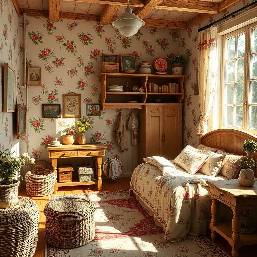 Cottagecore Bedroom design example 2