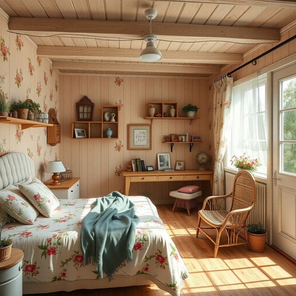 Cottagecore Bedroom design example 4