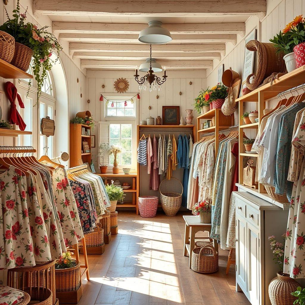 Cottagecore Clothing Store design example 1