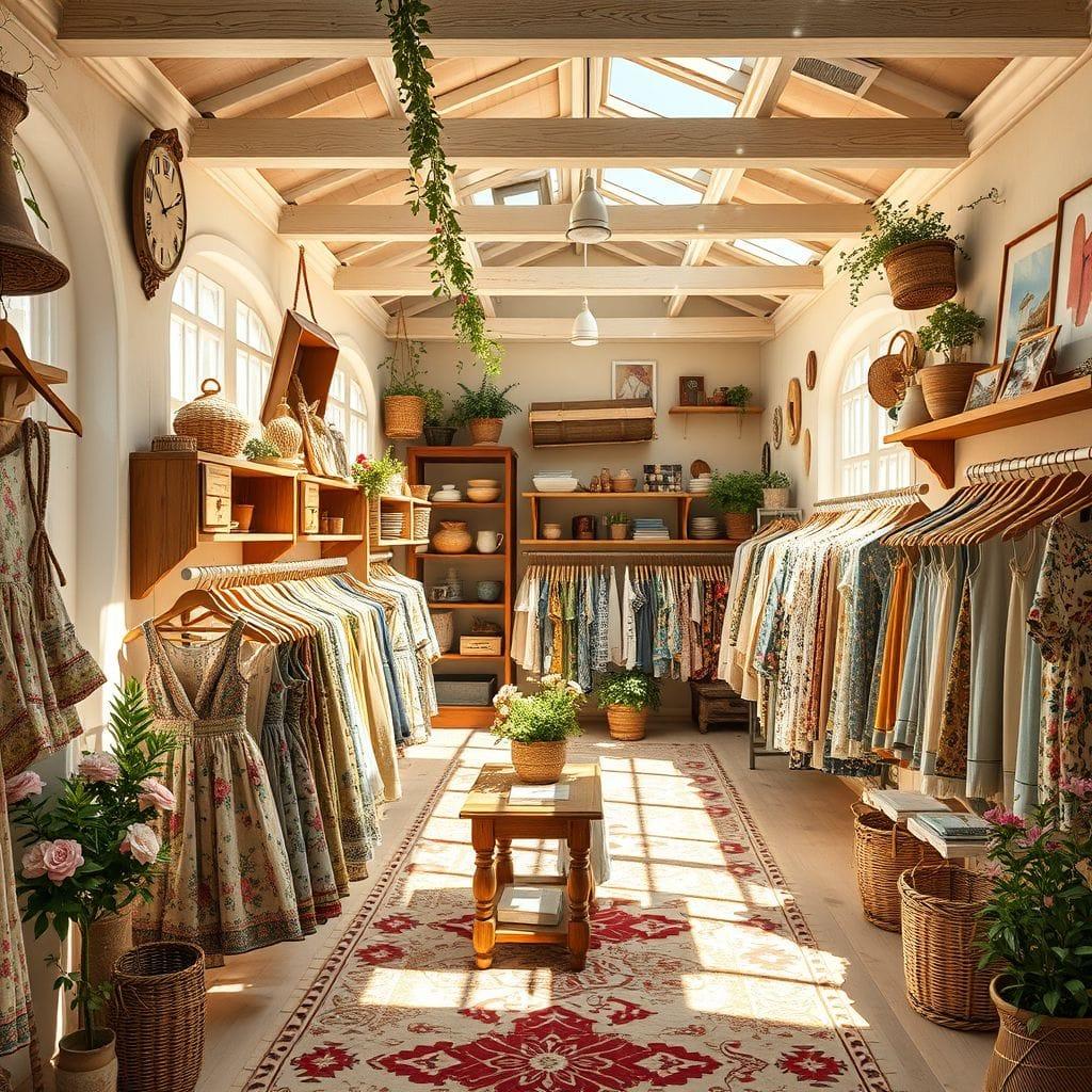 Cottagecore Clothing Store design example 3