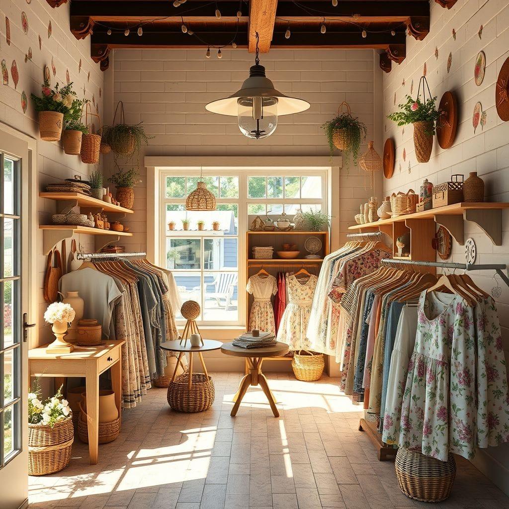 Cottagecore Clothing Store design example 4