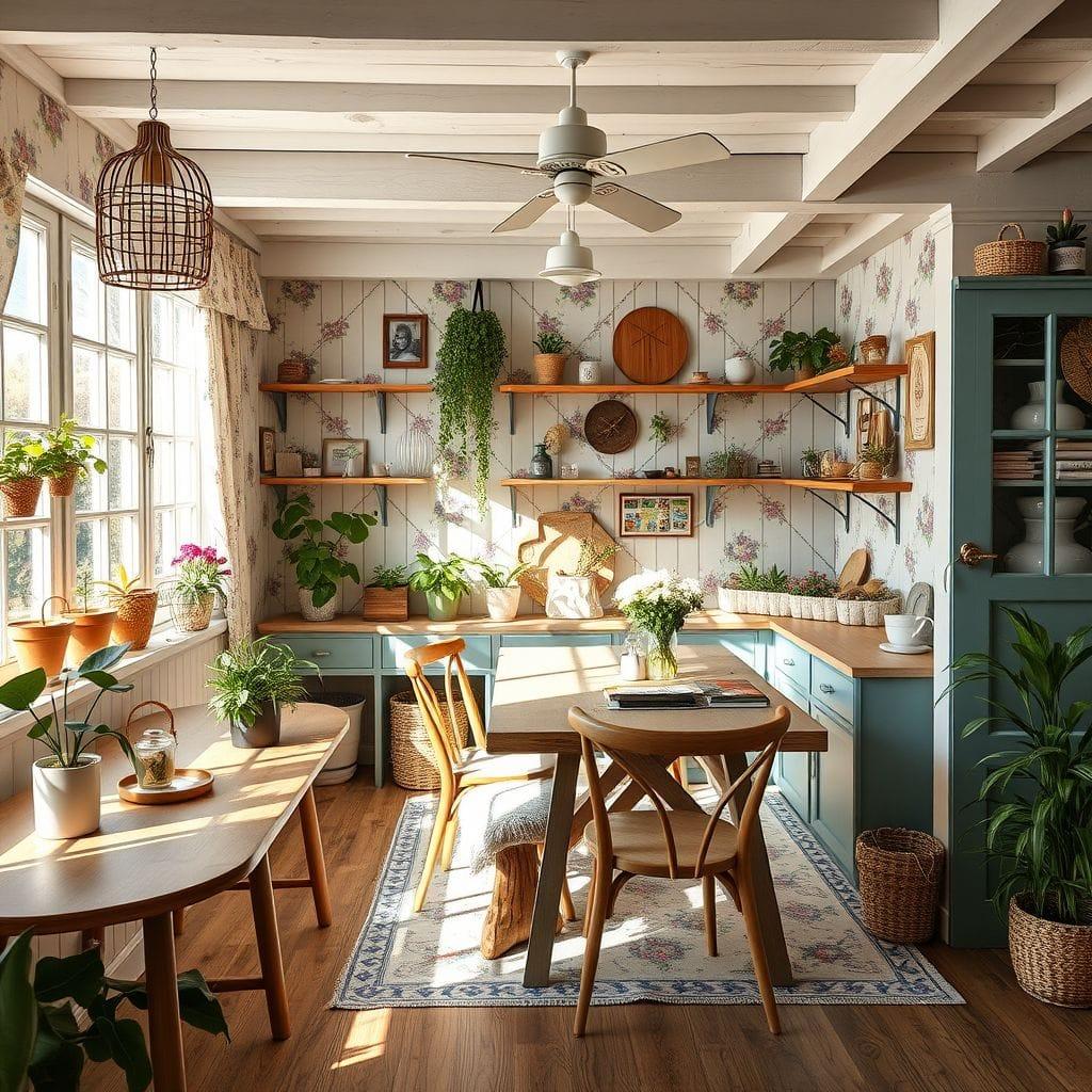 Cottagecore Coworking Space design example 2