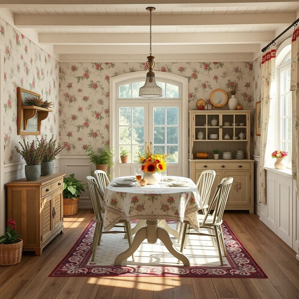 Cottagecore Dining Room design example 2
