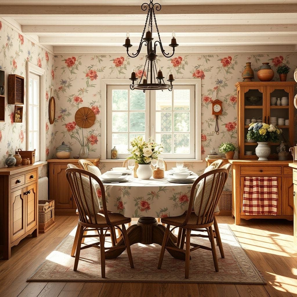 Cottagecore Dining Room design example 4