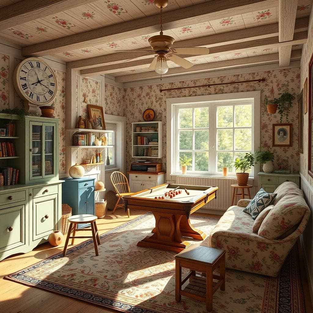 Cottagecore Game Room design example 3