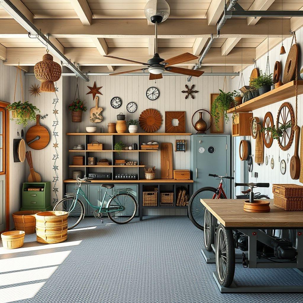 Cottagecore Garage Gym design example 2