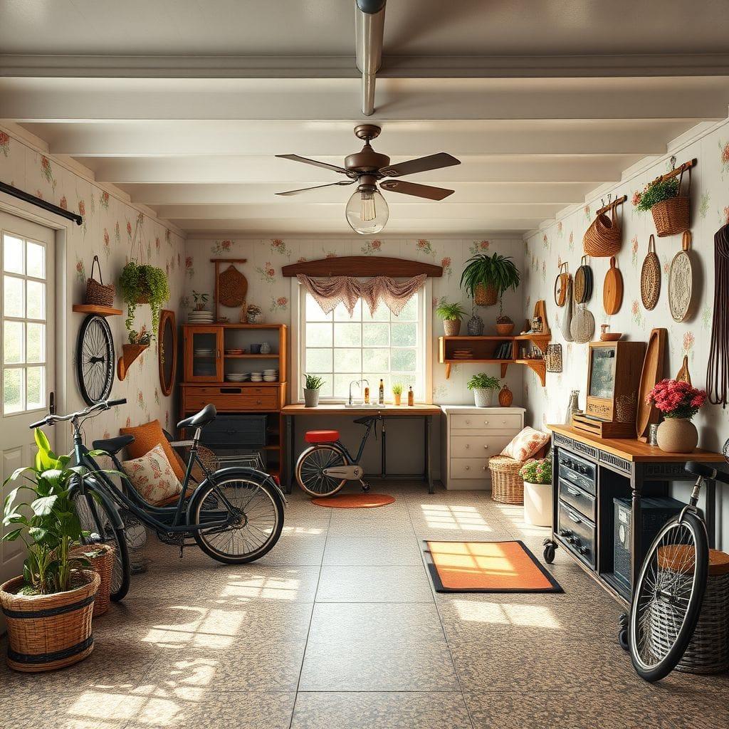 Cottagecore Garage Gym design example 3