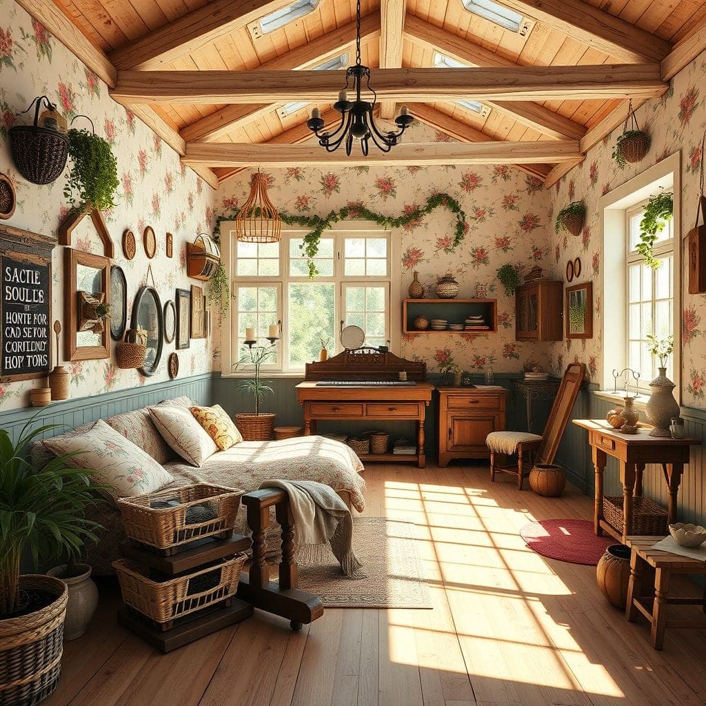 Cottagecore Gym design example 1