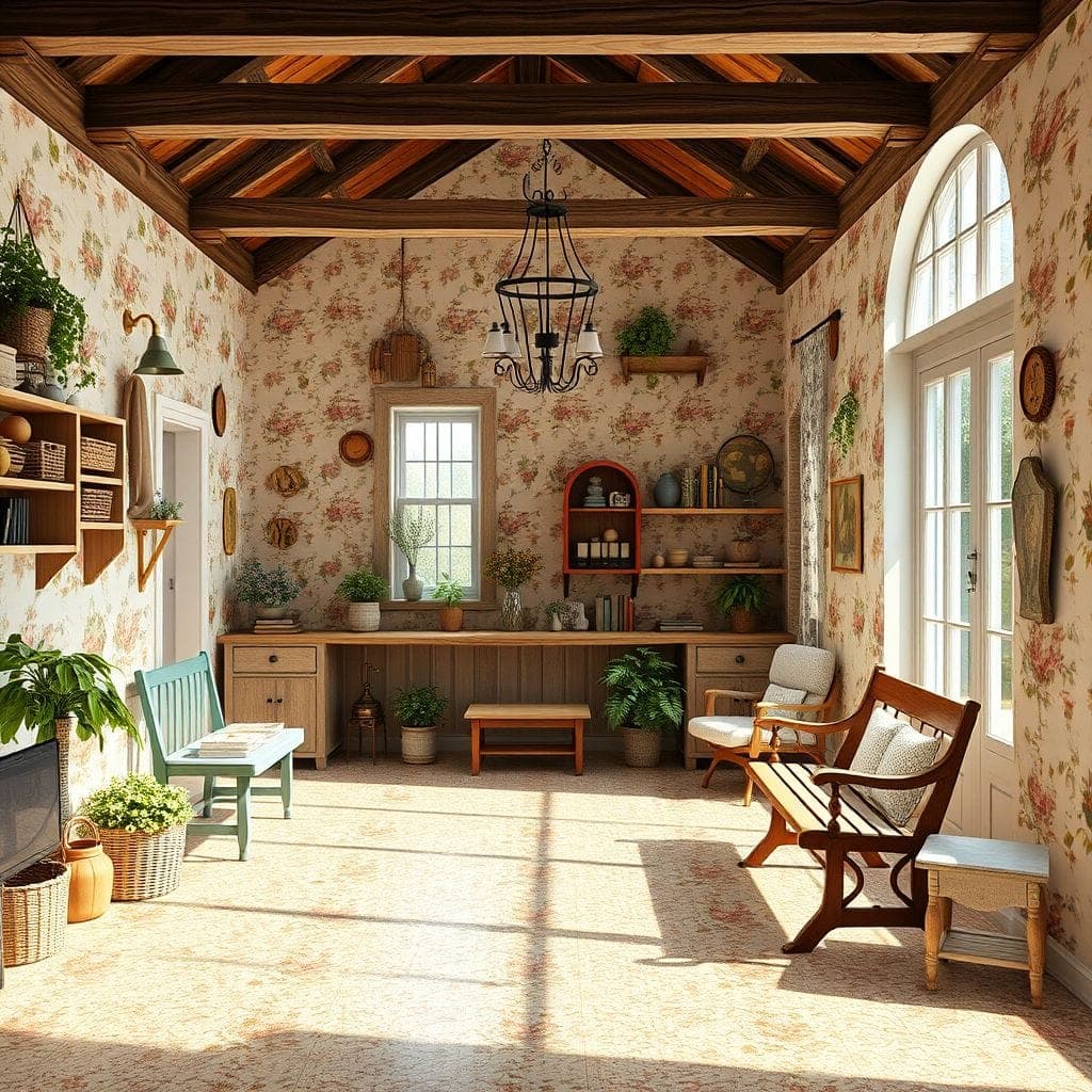 Cottagecore Gym design example 3