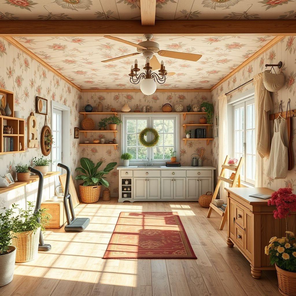 Cottagecore Home Gym design example 4