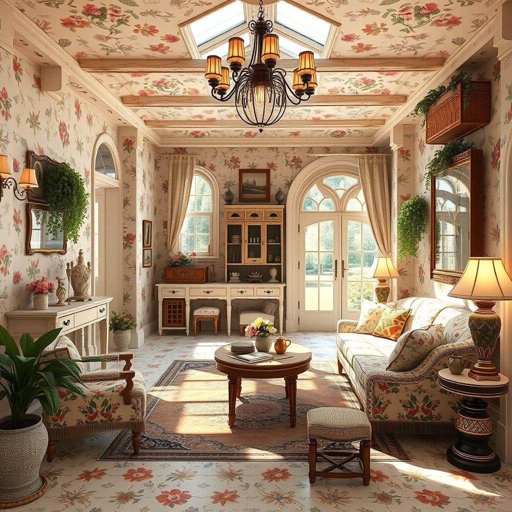 Cottagecore Hotel Lobby design example 3