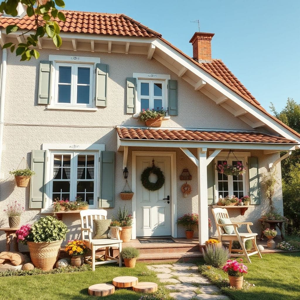 Cottagecore House Exterior design example 1