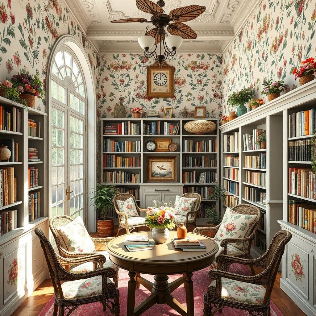 Cottagecore Library design example 2