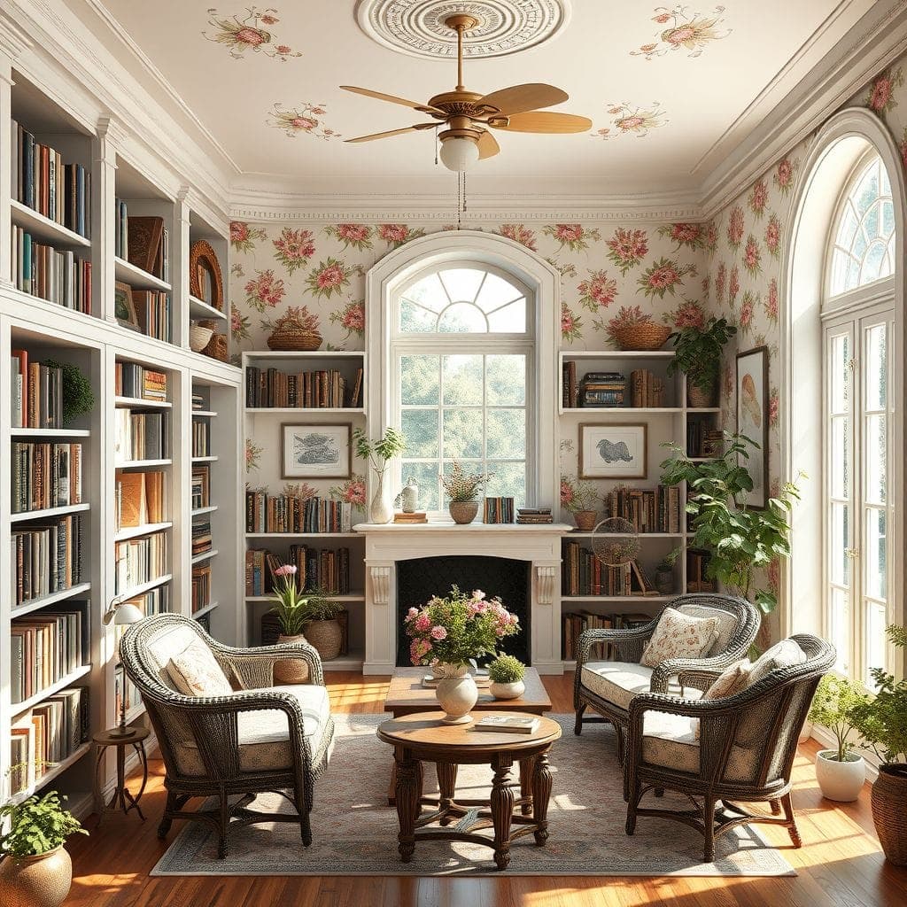 Cottagecore Library design example 3