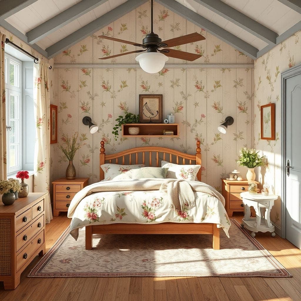 Cottagecore Master Bedroom design example 2