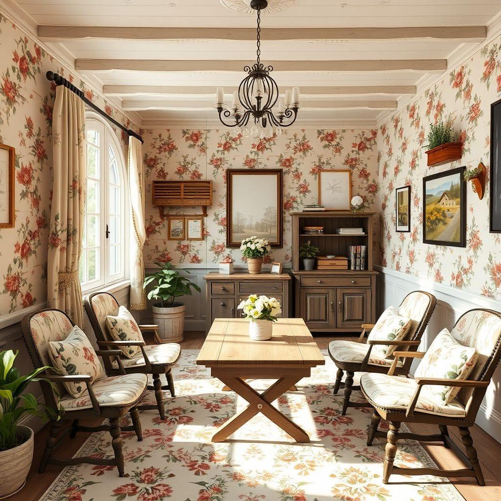 Cottagecore Meeting Room design example 2