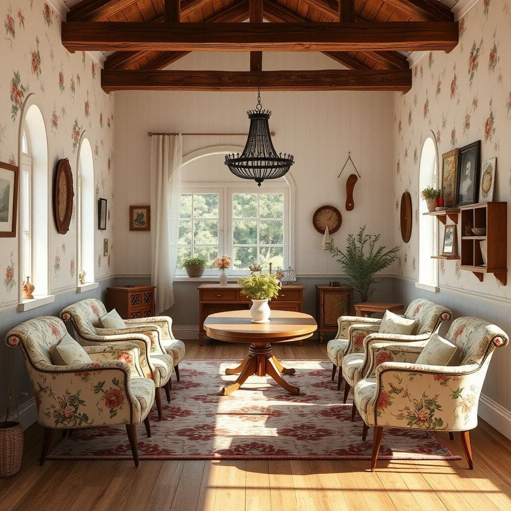 Cottagecore Meeting Room design example 3