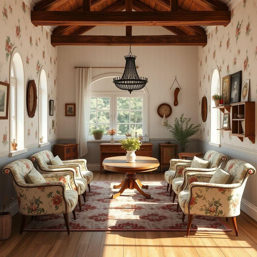 Cottagecore Meeting Room design example 3