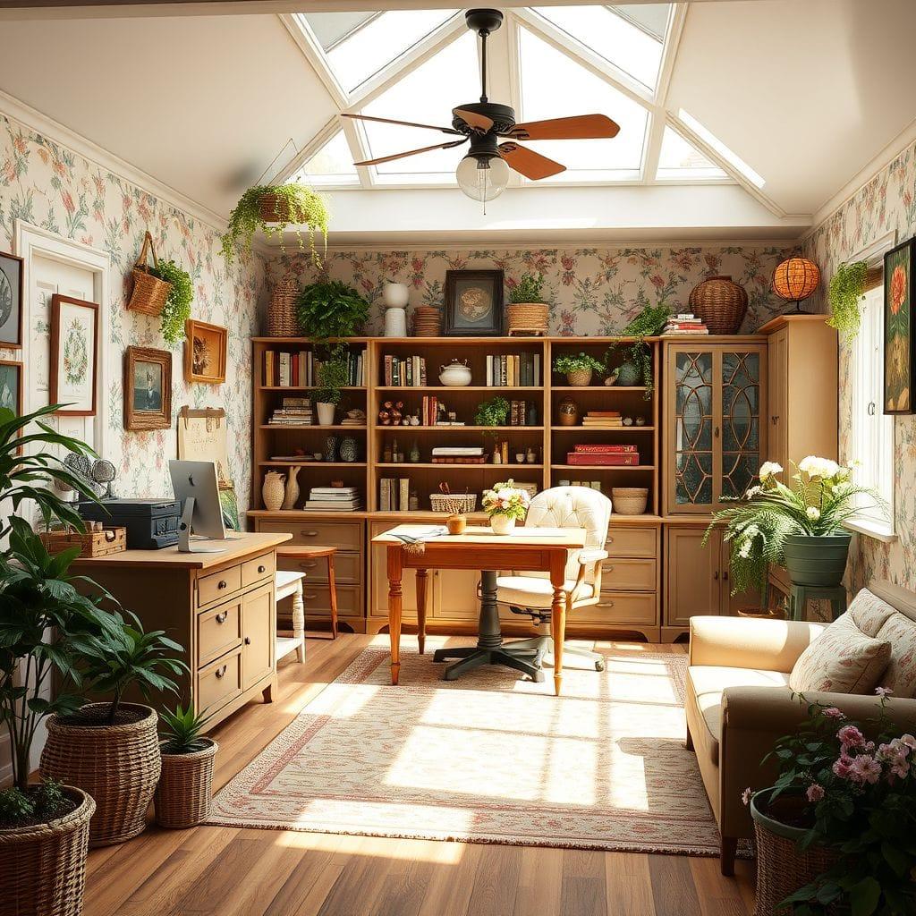 Cottagecore Office design example 4