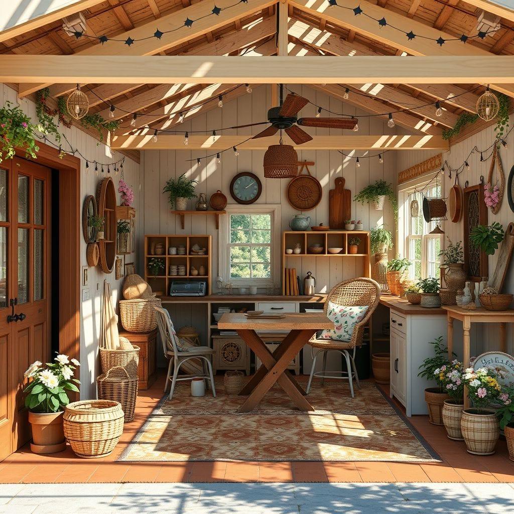 Cottagecore Outdoor Garage design example 4