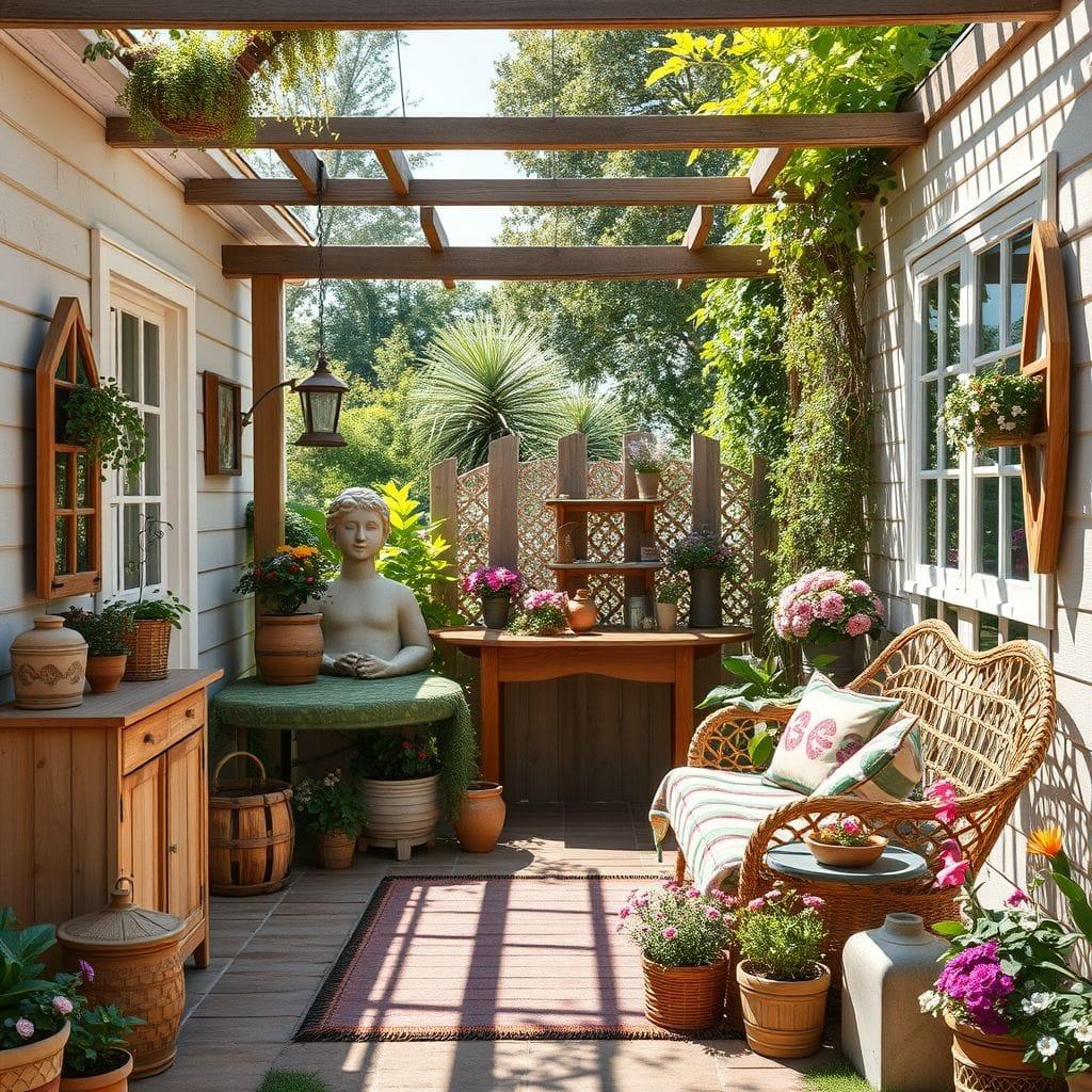 Cottagecore Outdoor Garden design example 1