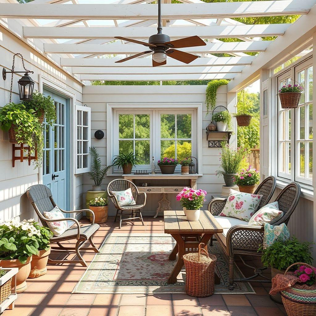 Cottagecore Outdoor Patio design example 1