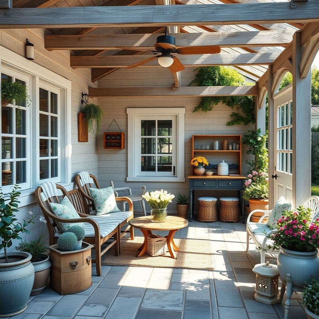 Cottagecore Outdoor Patio design example 2