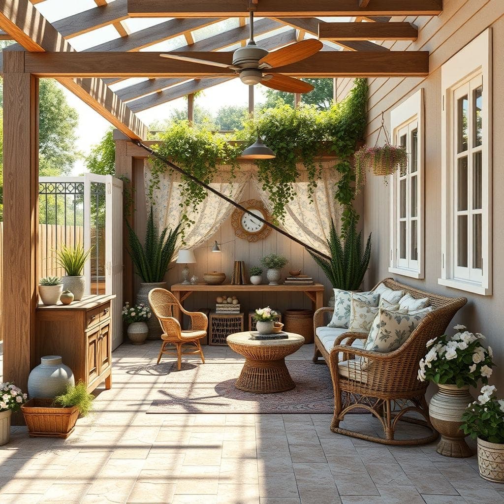 Cottagecore Outdoor Patio design example 3