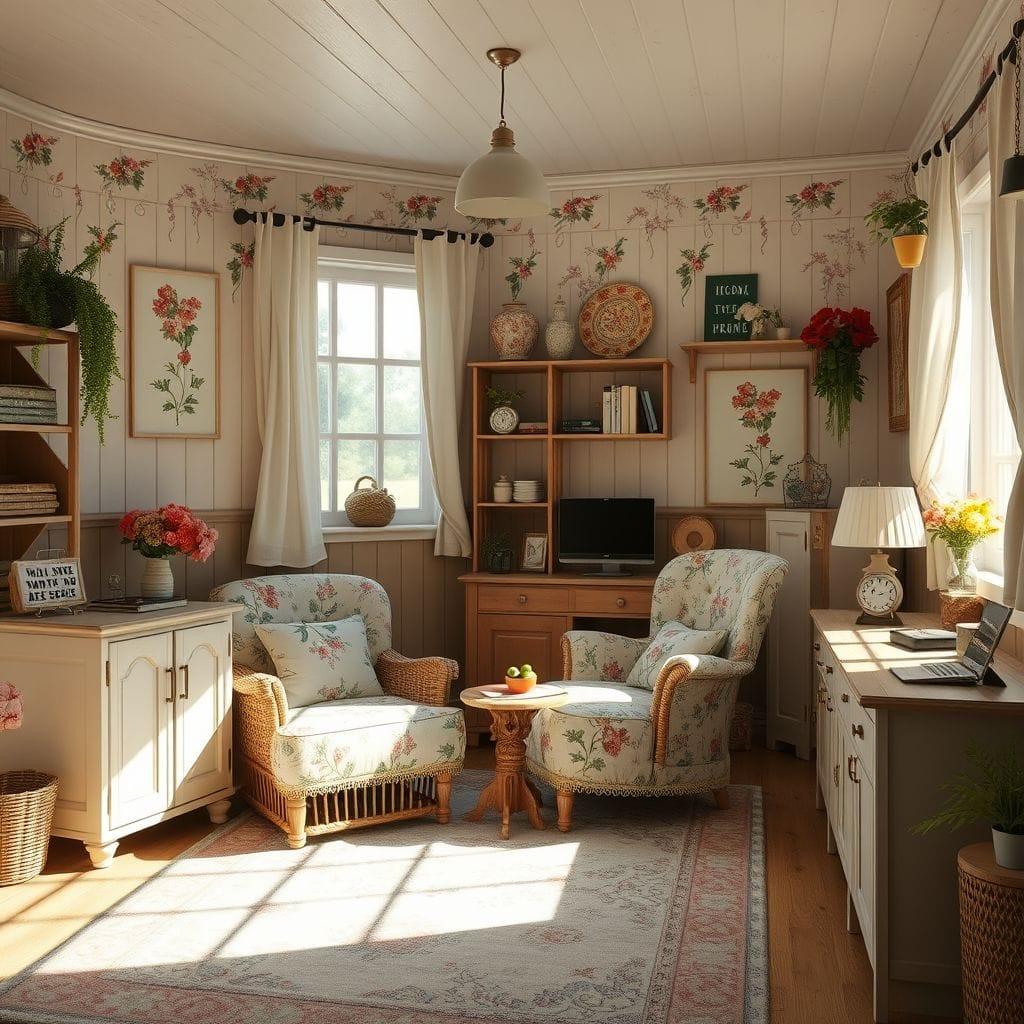 Cottagecore Podcast Studio design example 1