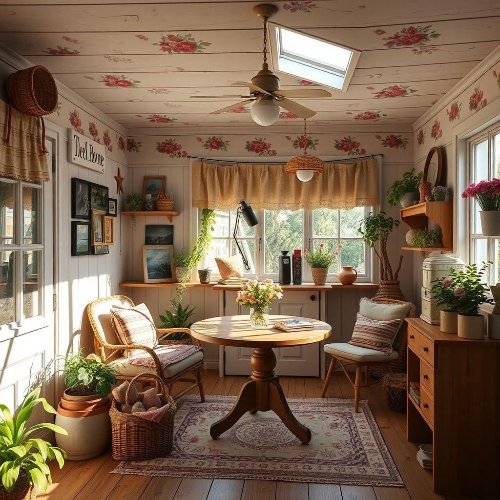 Cottagecore Podcast Studio design example 3