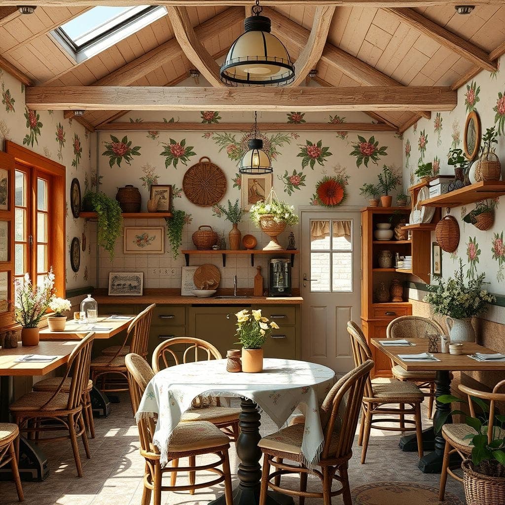 Cottagecore Restaurant design example 3