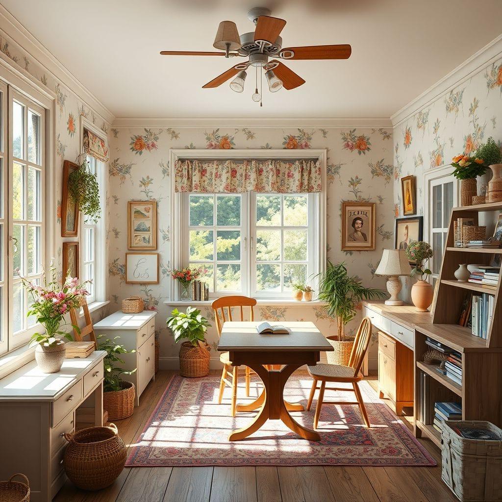 Cottagecore Study Room design example 1