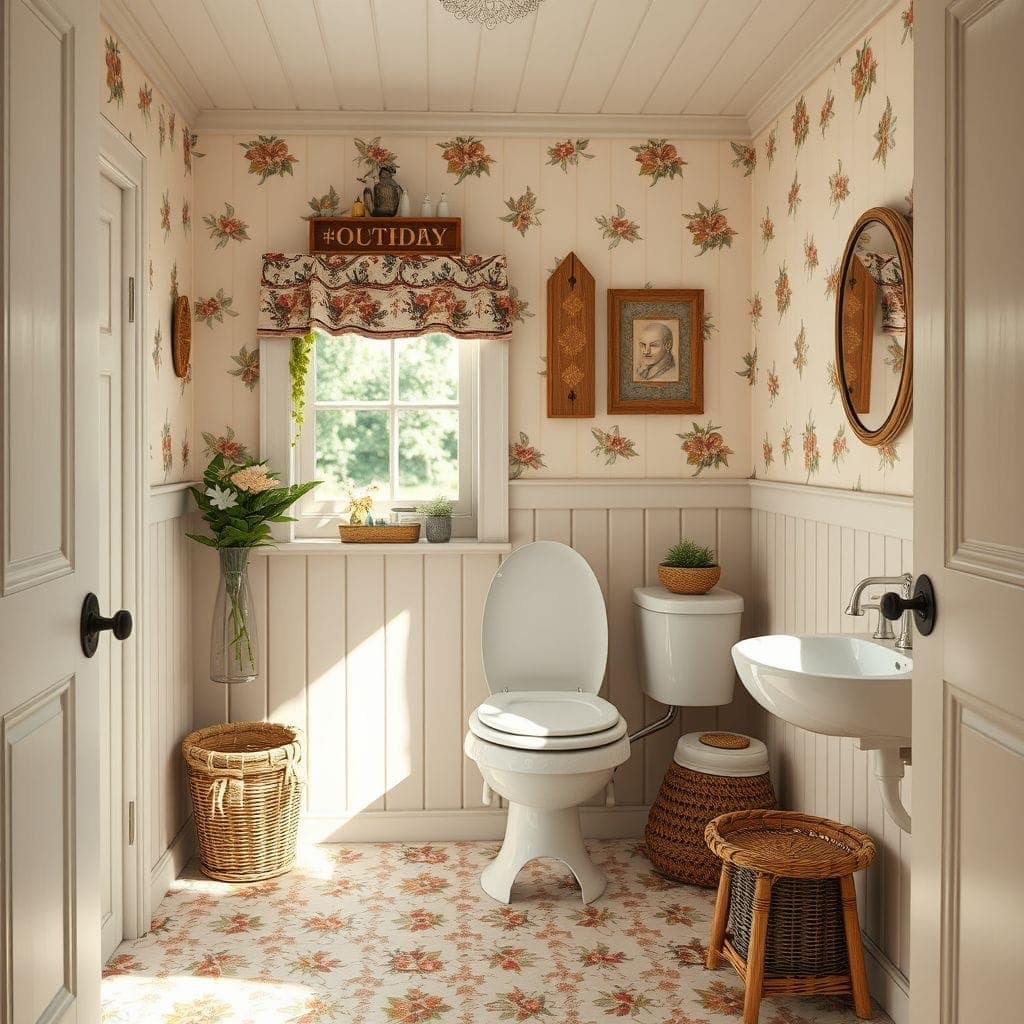 Cottagecore Toilet design example 1