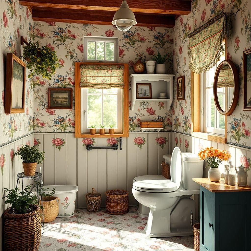 Cottagecore Toilet design example 2