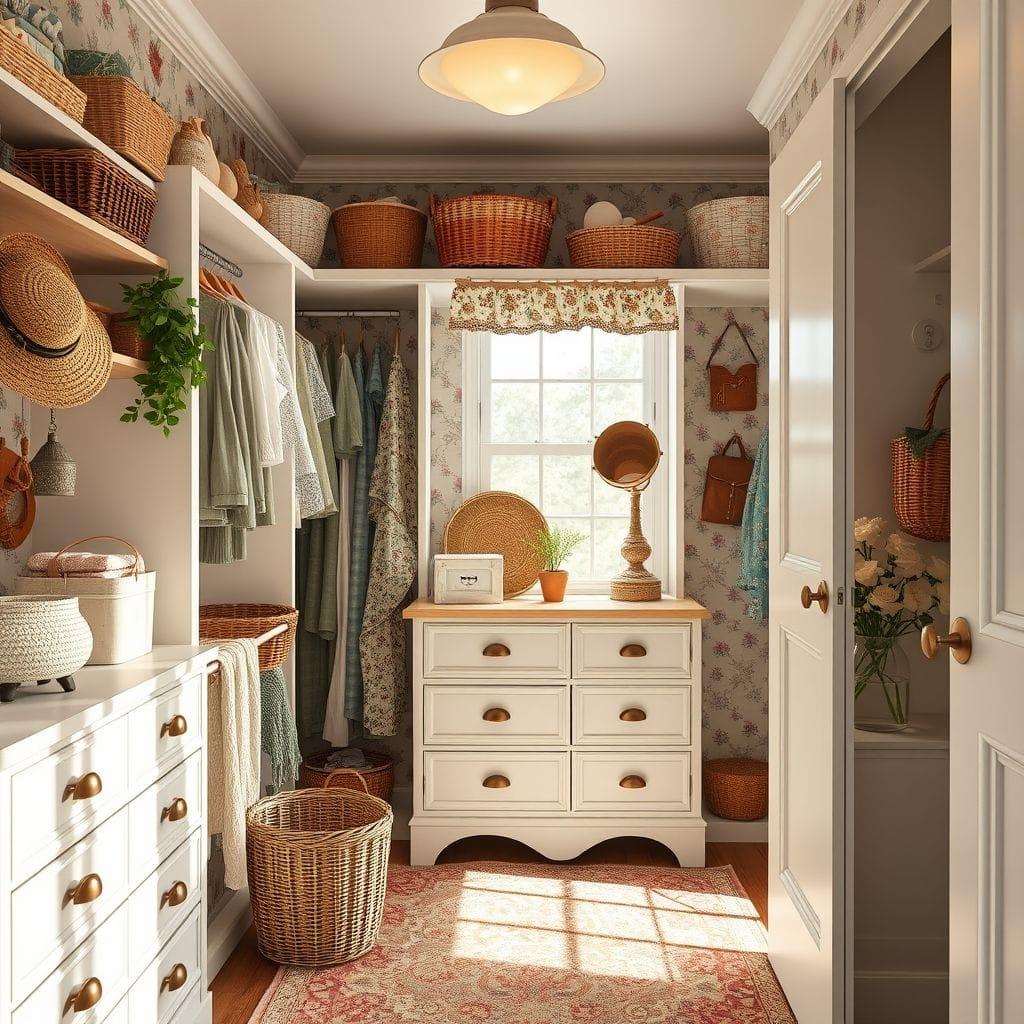 Cottagecore Walk-in Closet design example 2