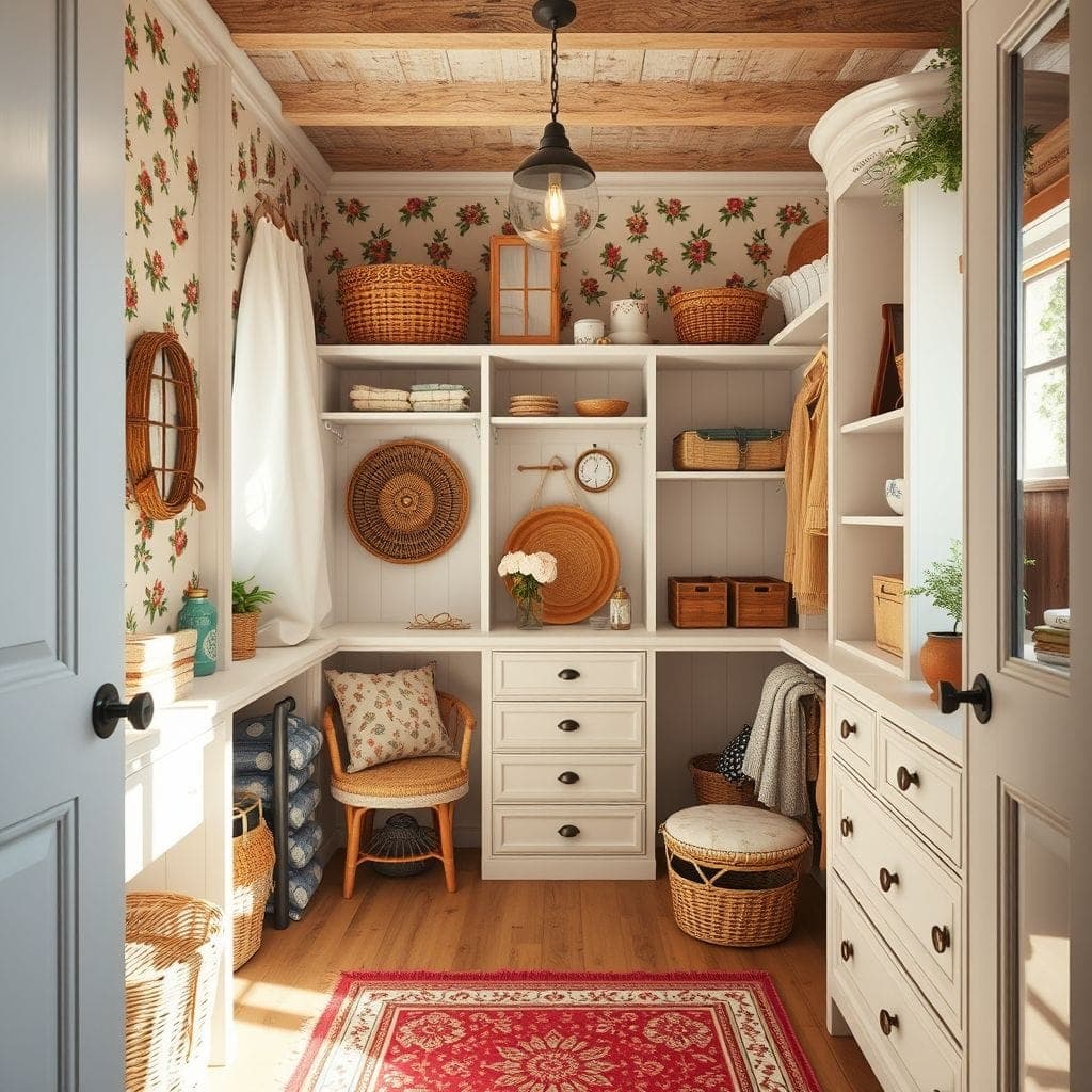 Cottagecore Walk-in Closet design example 4