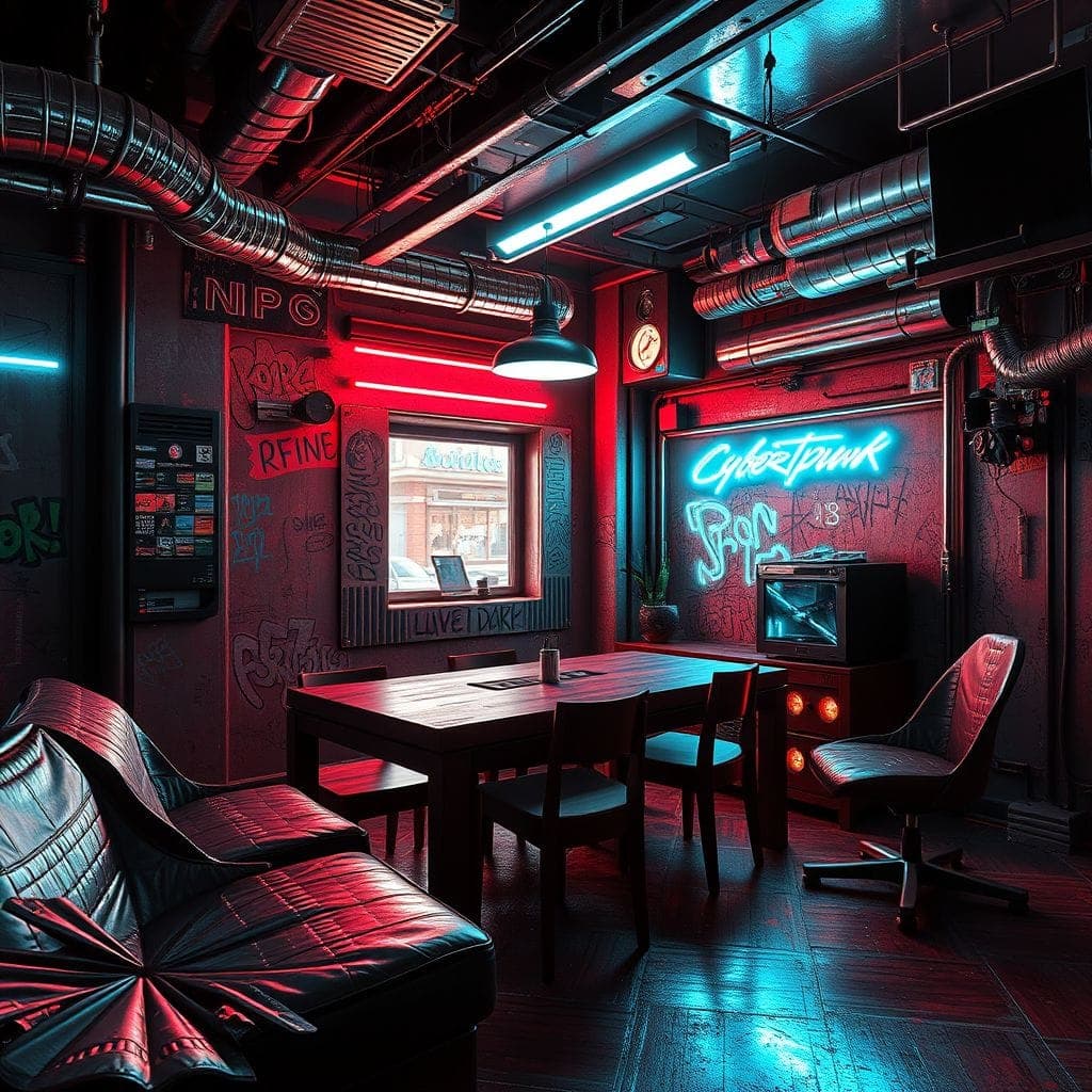 Cyberpunk  design example 1