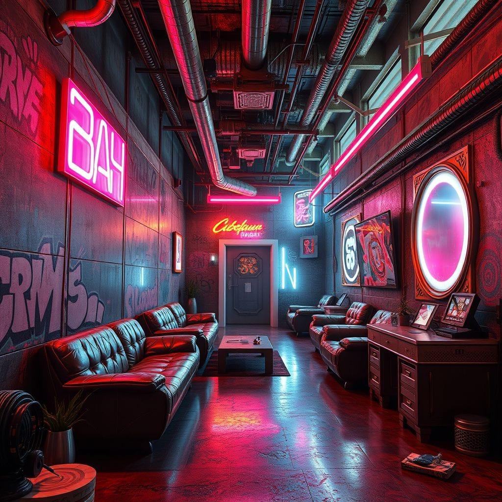 Cyberpunk  design example 4