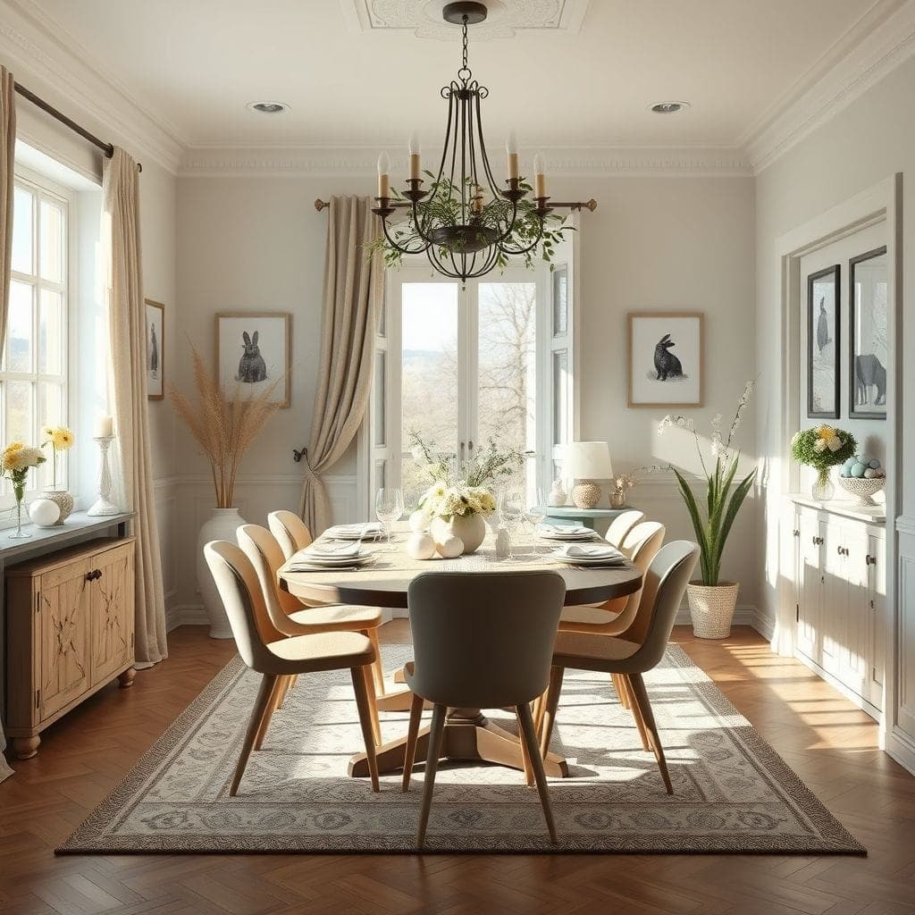 Easter Dining Room design example 1