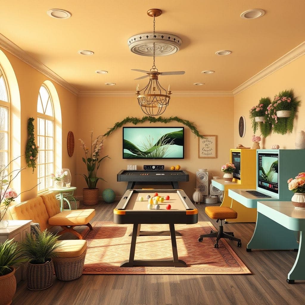 Easter Game Room design example 1